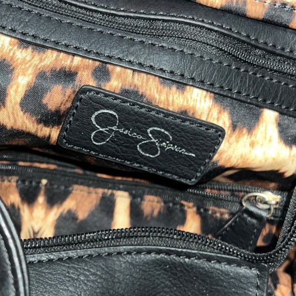 Jessica Simpson Black Erica Drawstring Bag - Picture 7 of 9